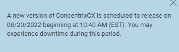 ConcentrixCX 49hr Notification