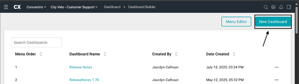 Dashboard